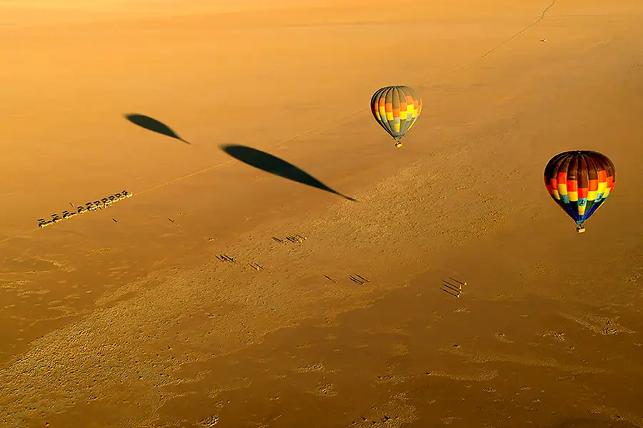 Montgolfière Namibie Beatriz Aebischer